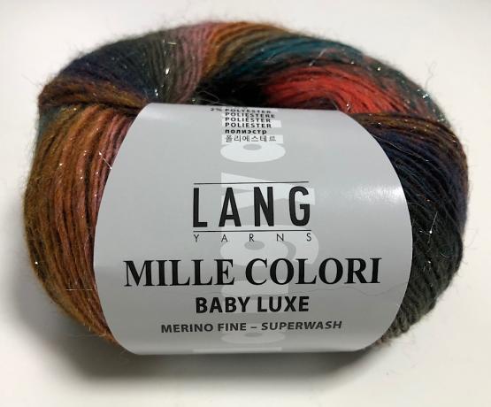 Lang Mille Colori Baby Luxe dunkelgrün-ocker-lachs 